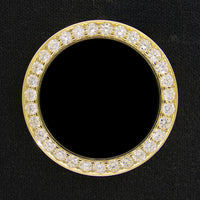 18k Gold 26mm 1.55ct YG