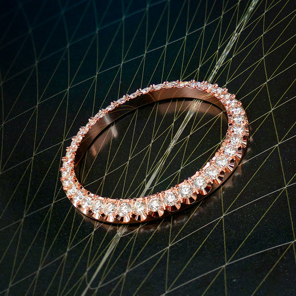 14k Gold 36mm 2.66ct RG