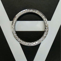 14k 24mm 0.76ct WG