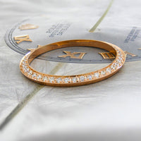 14k Gold 26mm 0.73ct 4prong RG
