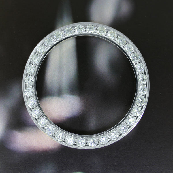 14k Gold 26mm 1.3ct WG