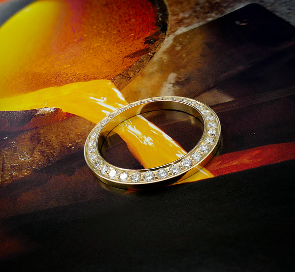 14k Gold 26mm 1.30ct YG