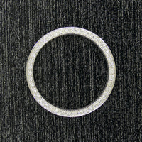 14k Gold 28mm 0.84ct WG