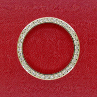 14k Gold 31mm 1.52ct YG