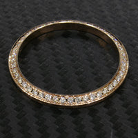14k Gold 31mm 0.84ct RG 4prong