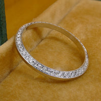 14k Gold 31mm 0.84ct WG 4prong