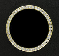 14k 36mm YG 1-80ct