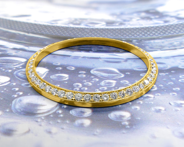 18k Gold 36mm 1.30ct 4prong YG