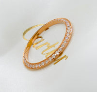 18k Gold 26mm 0.73ct 4prong RG