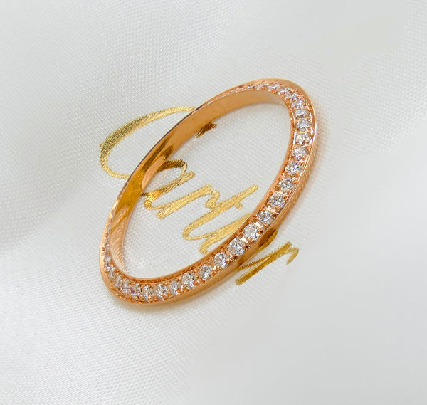 18k Gold 26mm 0.73ct 4prong RG