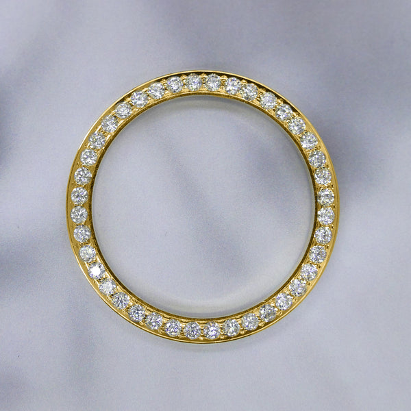 18k Gold 28mm 0.84ct YG