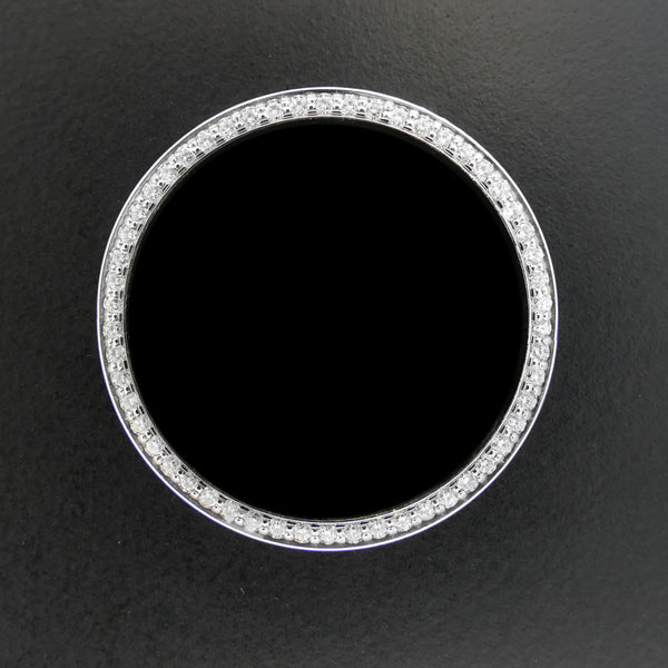 18k Gold 36mm 1.08ct WG