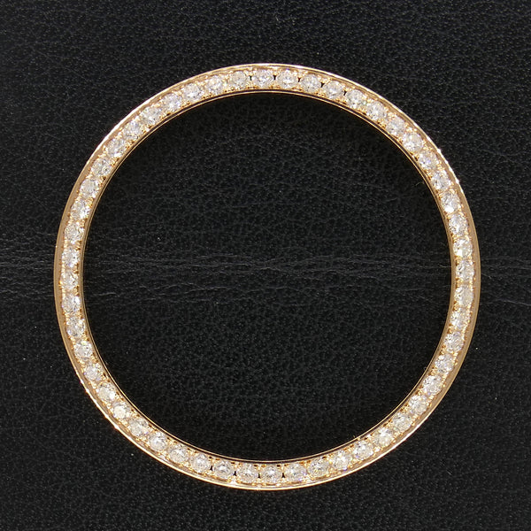 18k Gold 36mm 1.30ct 4prong RG