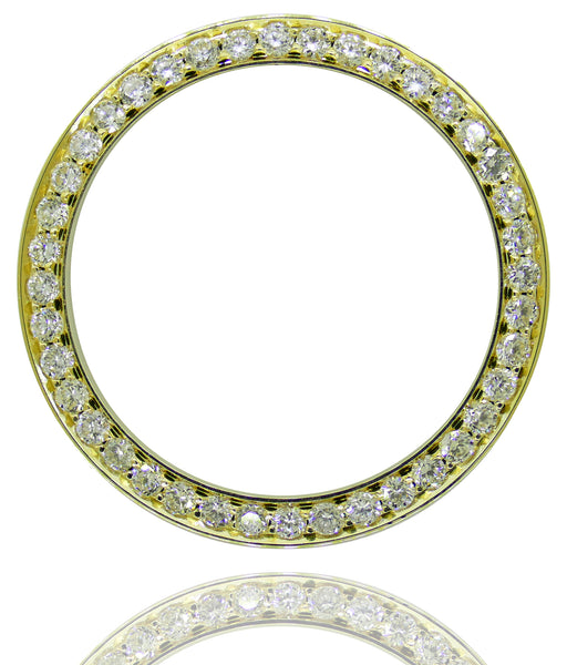 14k Gold 28mm 0.84ct YG