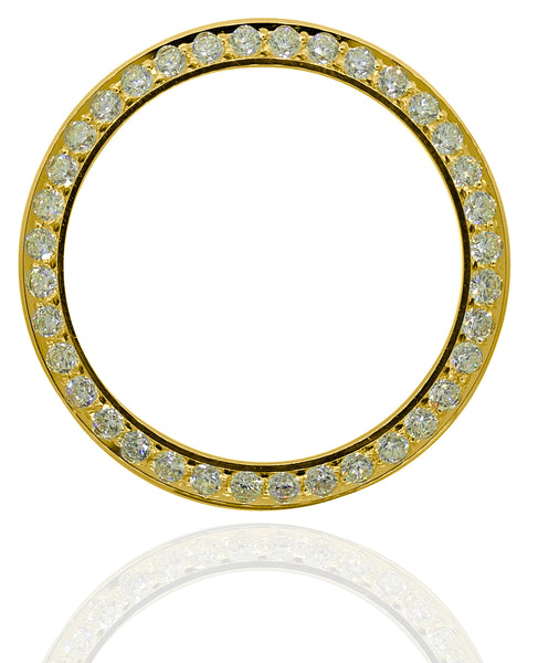 18k Gold 31mm 1.80ct YG