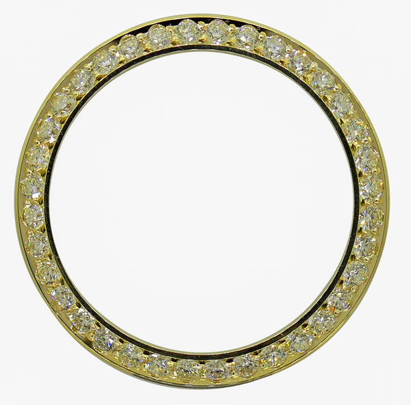 14k Gold 31mm 1.80ct YG