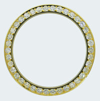 14k Gold 36mm 2.66ct YG
