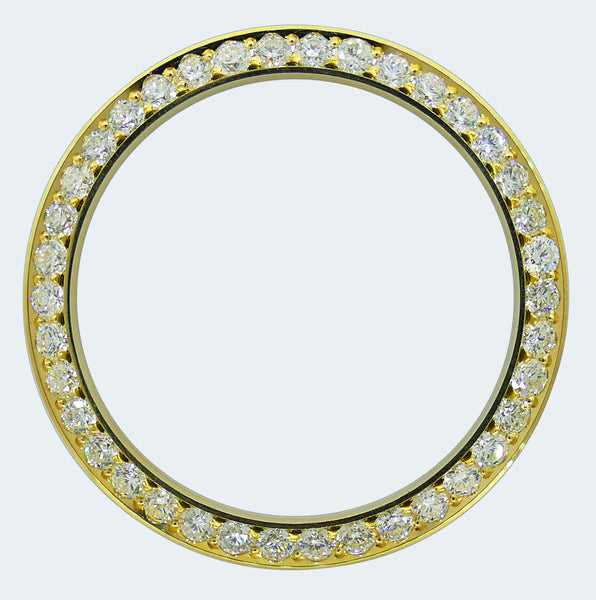 14k Gold 36mm 2.66ct YG