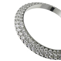 14K GOLD 41mm Dome 2 Row